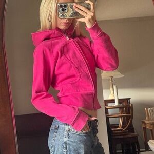 Lululemon Athletica Pink Bomber Jacket